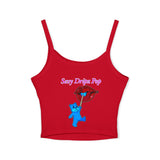 Sexy Dripz Pop (Multi-Colors) Crop Tank Top