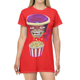 Dripz 🍿 Popcorn (Red) T-Shirt Dress