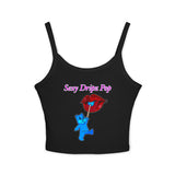 Sexy Dripz Pop (Multi-Colors) Crop Tank Top