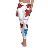Sexy Dripz Pop Casual White Leggings