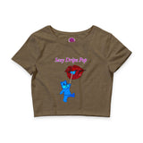 Sexy Dripz Pop Crop Tee (3 Colors) Graphic