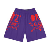 Valentine's Dripz (Purple) Men's Sports Short