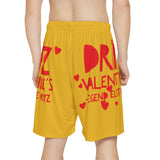 Valentine's Dripz (Yellow) Men's Sports Short