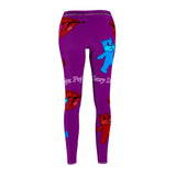 Sexy Dripz Pop Casual Purple Leggings