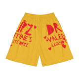 Valentine's Dripz (Yellow) Men's Sports Short