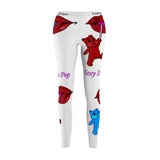 Sexy Dripz Pop Casual White Leggings