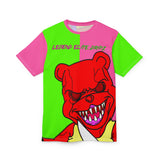 Lime Green & Hot Pink Bear Dripz Zilla Shirt