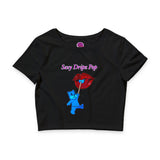 Sexy Dripz Pop Crop Tee (3 Colors) Graphic