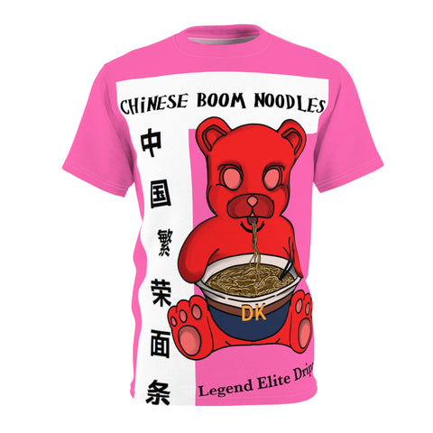 Chinese Boom Noodles Hot Pink Shirt
