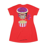 Dripz 🍿 Popcorn (Red) T-Shirt Dress