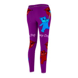 Sexy Dripz Pop Casual Purple Leggings