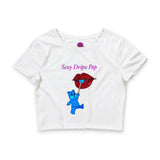 Sexy Dripz Pop Crop Tee (3 Colors) Graphic
