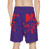 Valentine's Dripz (Purple) Men's Sports Short