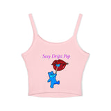 Sexy Dripz Pop (Multi-Colors) Crop Tank Top
