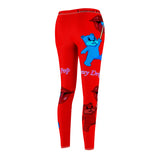 Sexy Dripz Pop Casual Red Leggings