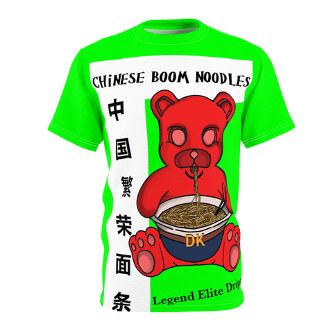 Chinese Boom Noodles Lime Green Shirt